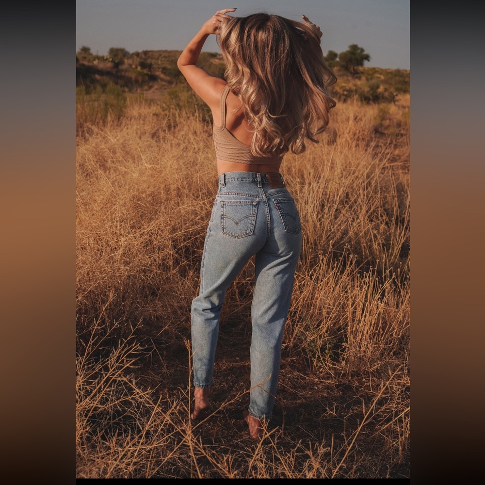 Vintage High Rise Orange Tab Levi’s